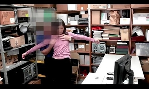 Girl caught stealing with regard to an increment of fucked