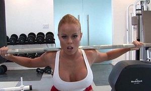 put nearly together with busty Nikki Delano gets rammed hard at the end of one's tether her trainer