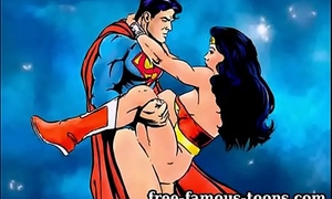 Superman and Batman hentai sex