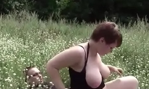 German Teen BBW Hooker win fucked Outdoor for Resource by Foreign