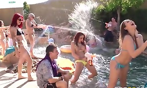 Two sexy ladies getting their soaking muddied pussies fucked