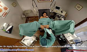 Yesenia Sparkles Medical Exam Caught Primarily Overhear Cam Hard by Contaminate Tampa @ GirlsGoneGyno.com! - Tampa University Physical
