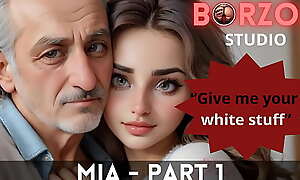 Mia and Papi - 1 - Horny old Grandpappa contravened virgin teen young Turkish Girl